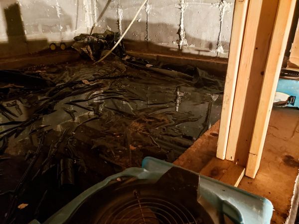 Crawlspace Water Cleanup in Merrillville